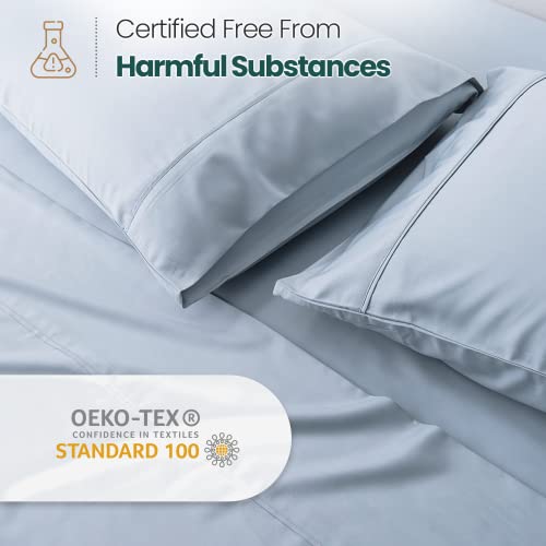 Oasis Cooling Sheet Set Cal King -, 100% Viscose, Silky Soft & - Product Imagery