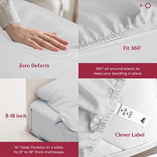 Mayfair Linen 100% Egyptian Cotton Sheets Full Size - Luxury 800 - Product Imagery
