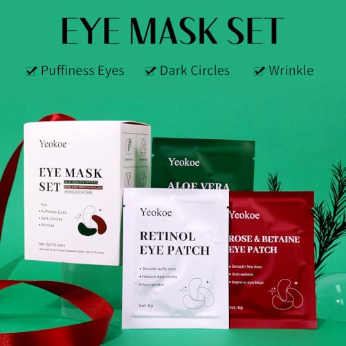 Under Eye Patches For Puffy Eyes and Dark Circles Wrinkle,30 - Product Imagery