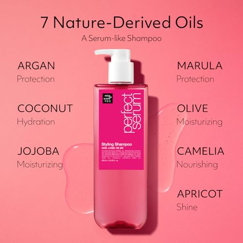 Mise En Scene Hair Perfume Shampoo - Perfect Styling Serum - Product Imagery