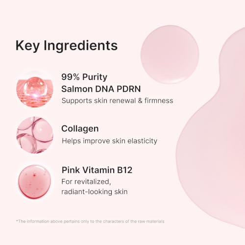 medicube Salmon DNA PDRN Pink Vitamin Coated Sheet Mask 10EA - Product Imagery
