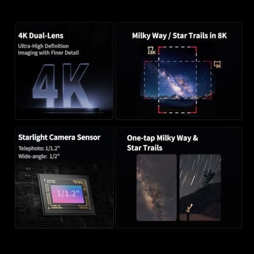 ZWO Seestar S30 Pro Smart Telescope, App-Controlled - Product Imagery