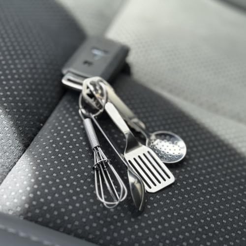 R&M International Mini 3.5" Kitchen Tool Set with Keychain, - Product Imagery