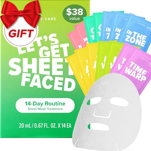 I DEW CARE Collagen Face Mask Variety Pack 14 Days Facial - I DEW CARE Official Imagery - 1