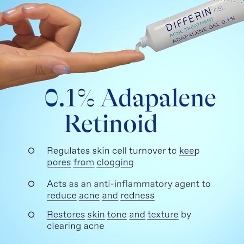 Differin Acne Kit, Adapalene Gel 0.1% + Benzoyl Peroxide Body - Product Imagery