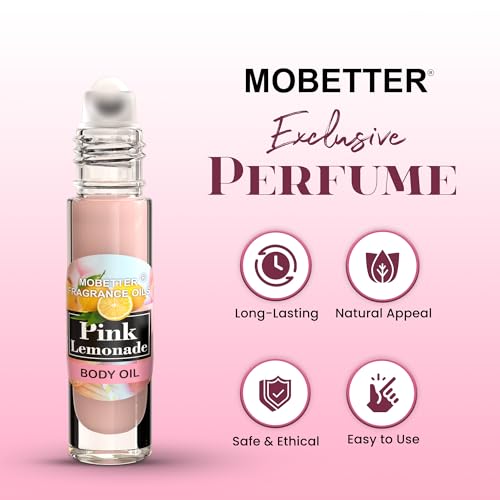 MOBETTER FRAGRANCE OILS Pink Lemonade Perfume Body Oil - Product Imagery