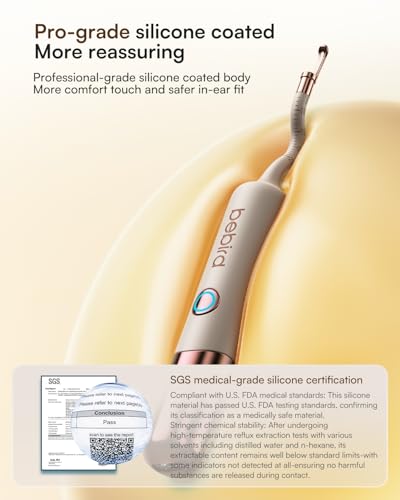 Bebird Earsight Ultra 2K Ear Wax Removal Tool Camera,Pain-Free - Product Imagery