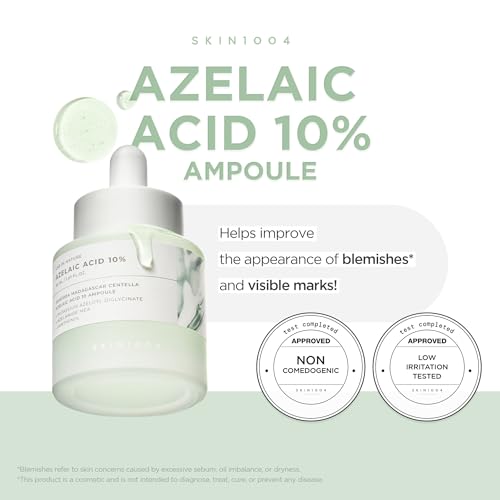 SKIN1004 Azelaic Acid 10% Ampoule, Hydrating Face Serum for Blemi - Product Imagery