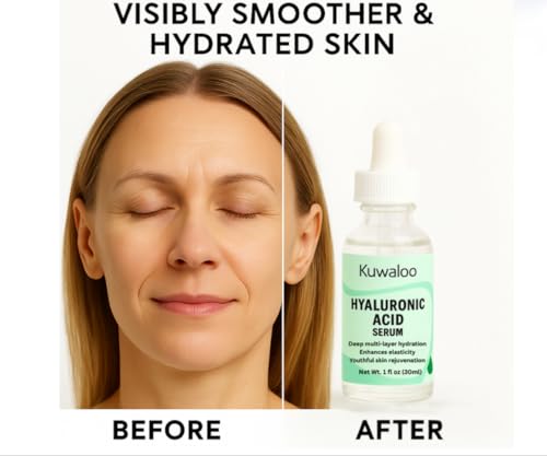 Hydrating Hyaluronic Acid Serum, Deep Hydrating Facial Serum, - Product Imagery