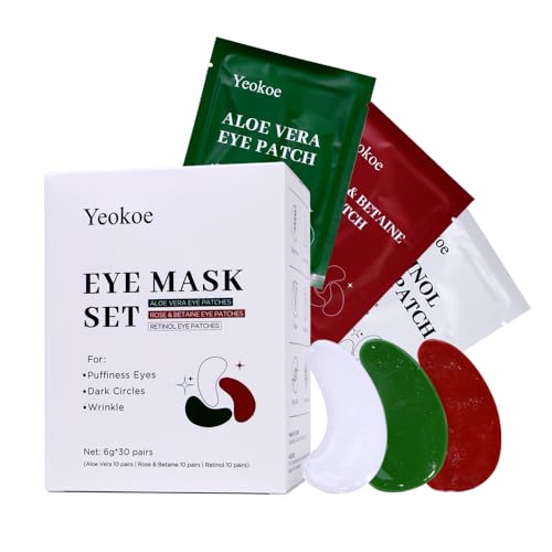 Under Eye Patches For Puffy Eyes and Dark Circles Wrinkle,30 - Product Imagery