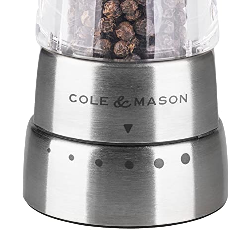 Cole & Mason Derwent Pepper Mill Adjustable Grind Select 6 - Product Imagery