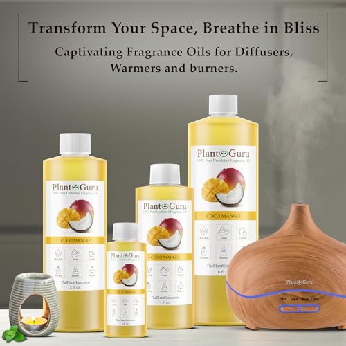 Coco Mango Fragrance Oil 4 fl. oz. Scented Oil for DIY Soap - Product Imagery