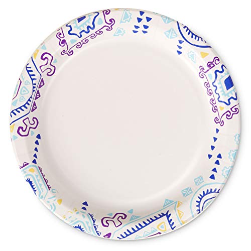 Great Value 8 5/8" Heavy Duty Premium Party Paper Plates, 100 ct - Product Imagery