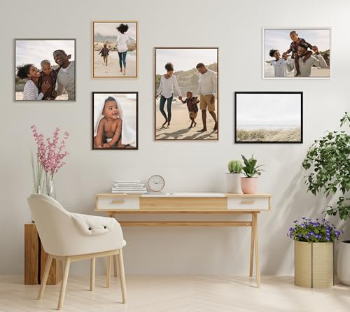 Kate and Laurel Custom Printed Framed Canvas Wall Art, 22x22 - Product Imagery