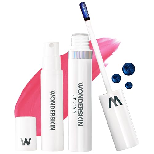 Wonderskin Lip Stain Kit – Long Lasting, Waterproof, Lip Tint...