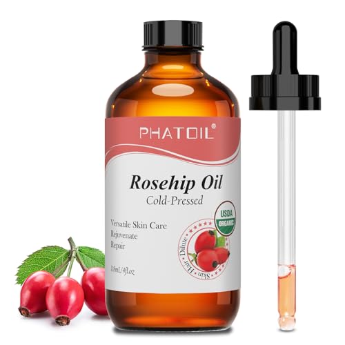 PHATOIL Organic Rosehip Oil for Face - & USDA Certified Organic Pure and Natu - PHATOIL Official Product View 1