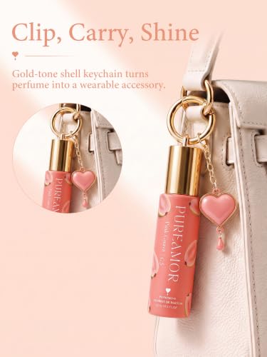 PUREAMOR Pink Guava Perfume Oil for Women, Pheromone Infused - Product Imagery