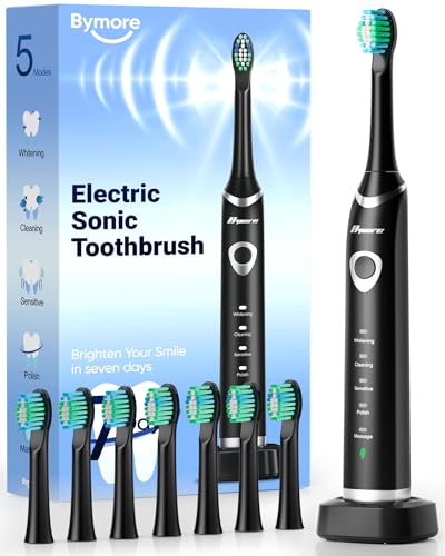 Bymore Electric Toothbrush for Adults Sonic Rechargeable - Bymore Official Imagery - 1