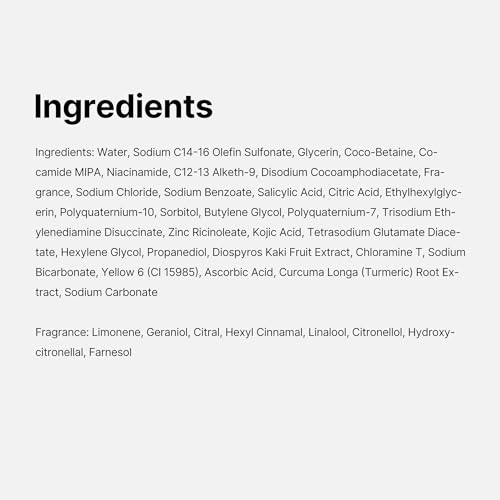 medicube Kojic Acid Turmeric Brightening Body Wash, 13.52 fl.oz - Product Imagery