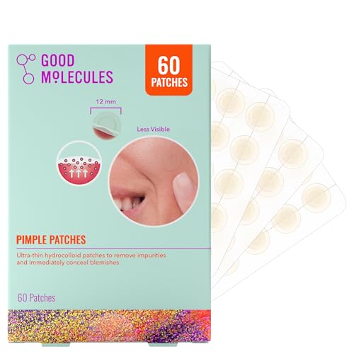 Good Molecules Pimple Patches, Hydrocolloid Patches for Face, 60 - Product Imagery