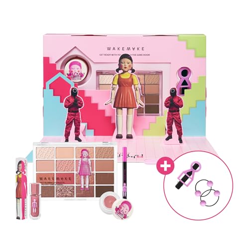 WM X NETFLIX SQUID GAME Get Ready With Younghee Make up SET - WAKEMAKE Official Imagery - 1