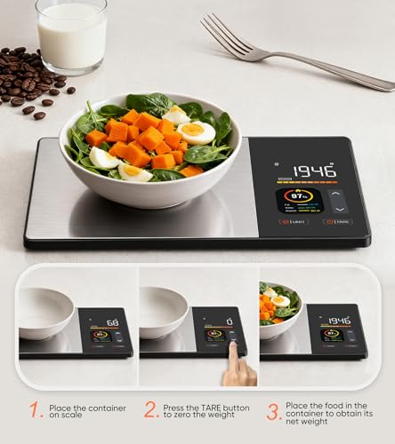 Food Scale with Nutritional Calculator, TFT Display, Track 23 - Product Imagery