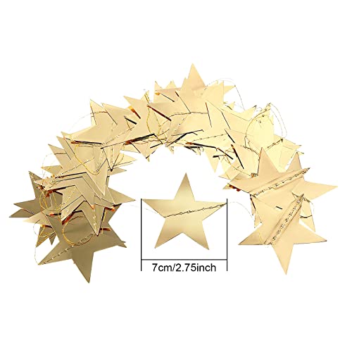 Glitter Star Garland Banner Decoration, 130 Feet Bright Star - Product Imagery