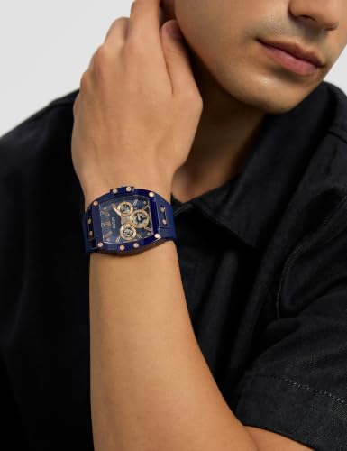 Guess Men's GW0G Series| Analog Trend Watch| Polycarbonate Case| - Product Imagery