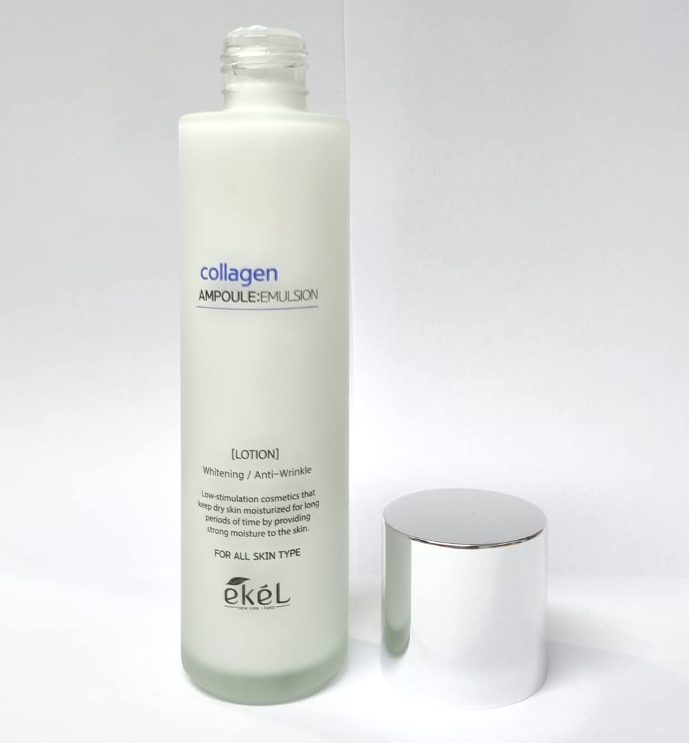 EKEL Collagen Skincare Set, Anti-Wrinkle Toner Emulsion Cream, - 3W Clinic