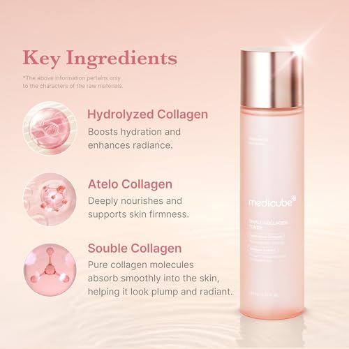 medicube Triple Collagen Toner for Deep Hydration & Plump Skin - Product Imagery