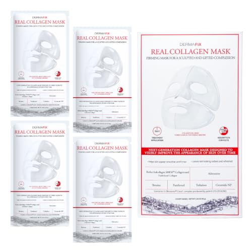 Real Collagen Mask 500DA Collagen Hydrogel Face Mask Pack of - DERMAFIX Official Imagery - 1