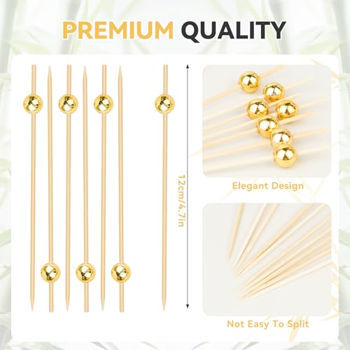 200PCS Cocktail Picks, Fancy Toothpicks for Appetizers, - Product Imagery