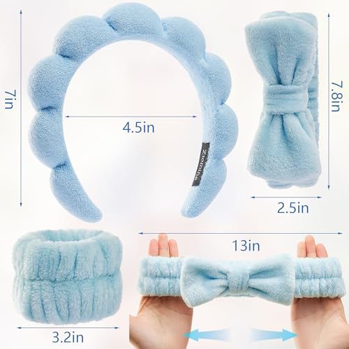 Headbands for Women - Spa Headband and Wristband Set - Headband - Product Imagery