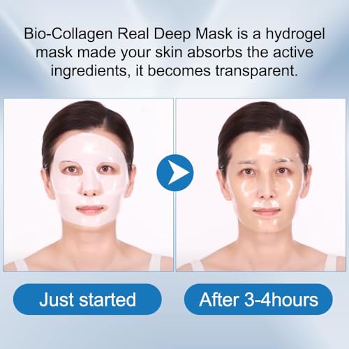 SEWOG Collagen Face Mask, Overnight Facial Mask, 4 Pack - Product Imagery