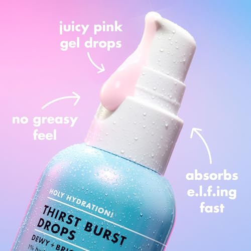 e.l.f. SKIN Thirst Burst Drops, Serum For A Radiant Complexion - Product Imagery