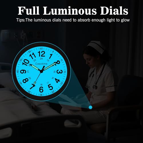 30M Waterproof Nurse Watch - Luminous Easy Read Dial, Second - Product Imagery