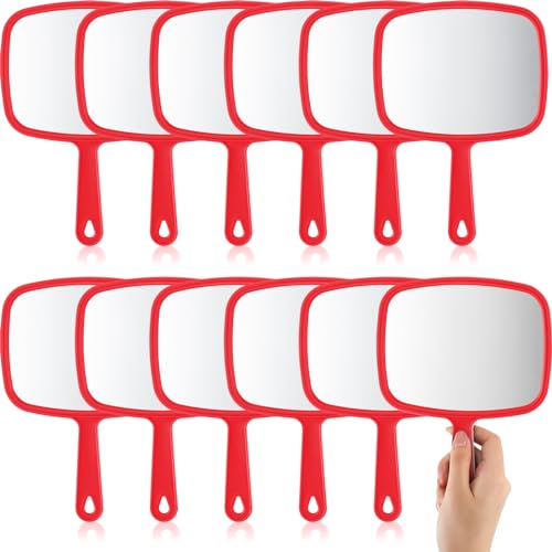 Geetery 12 Pcs Handheld Mirrors with Handle Hand Mirror Bulk - Geetery Official Imagery - 1