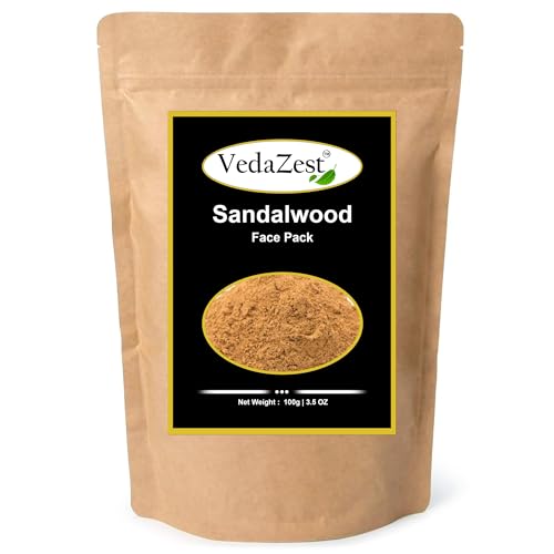 Sandalwood Face Pack for Men & Women - 100% Natural Pure - Product Imagery