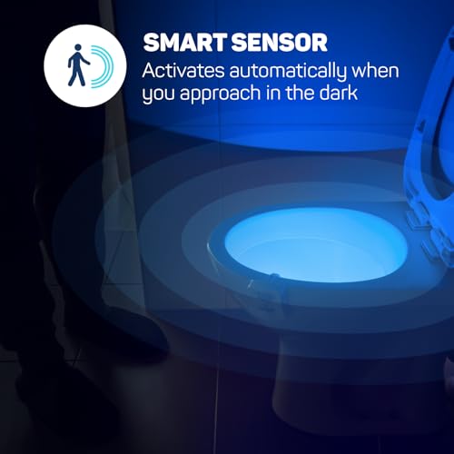 ToiLight 2 Pack. The Original Toilet Bowl Night Light. Fun & - Product Imagery
