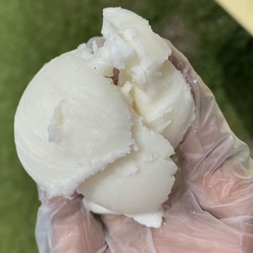 3CAYG 5lb Pail White Refined Shea Butter Deoderized Skin and - Product Imagery
