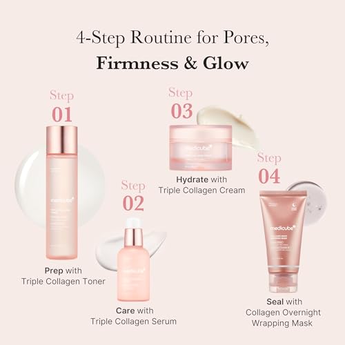 medicube Triple Collagen Bounce Trio - Triple Collagen Toner, - Product Imagery