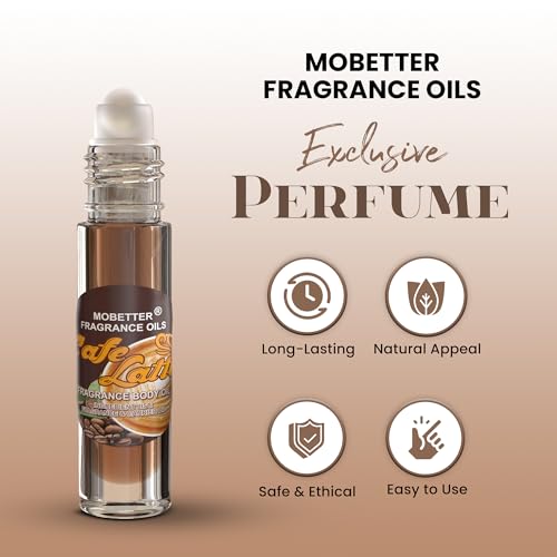 MOBETTER FRAGRANCE OILS Cafe Latte Perfume Body Oil - Product Imagery