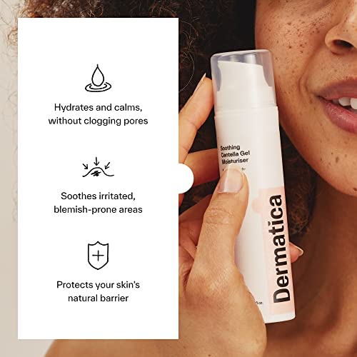 Dermatica Daily Soothing Centella Gel Moisturizer | Hydrating - Product Imagery