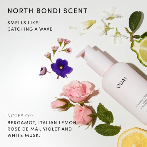 OUAI Anti Frizz Cream - Paraben, Phthalate & Sulfate Free (6 oz) - Product Imagery