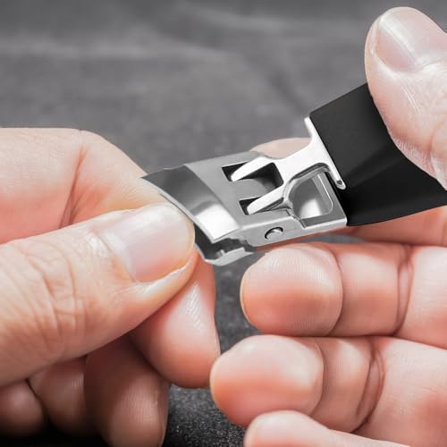 Wide Jaw Opening Anti-Splash Slanted Nail Clipper, Fingernail - Product Imagery