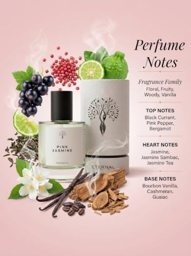 Eternal perfume oils Pink Jasmine Perfume for men Long Lasting - Product Imagery