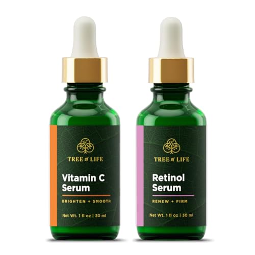 Tree of Life Face Serum Skin Care Set Vitamin C Retinol - Tree of Life Official Imagery - 1