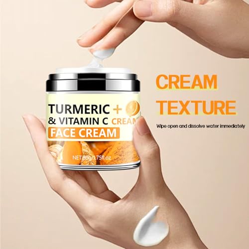 Turmeric Firming Face Cream,Hydrating Anti-wrinkle Tighten Lift - Product Imagery
