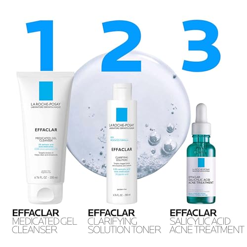 La Roche-Posay Effaclar Medicated Acne Face Wash with Salicylic - Product Imagery