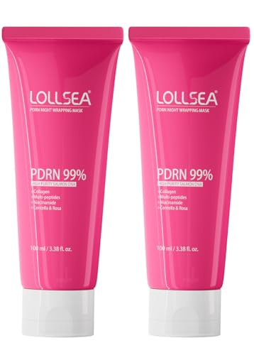 Lollsea PDRN Collagen Wrapping Mask, Overnight Peel Off Face Mask, Sal - View 1